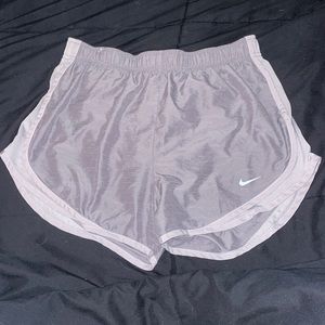 gray nike shorts
